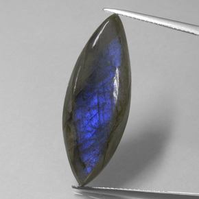 18,92 ctw natürlicher blauer Labradorit, Marquise, Transparent