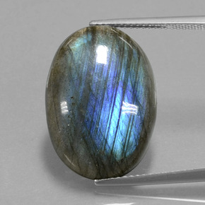 14,95 ctw natürlicher blauer Labradorit, Oval Schliff, Transparent