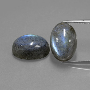  ct natürliche blauer Labradorit-Edelsteine, Oval Schliff, Lichtdurchlässig