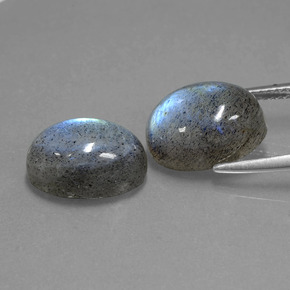  ct natürliche blauer Labradorit-Edelsteine, Oval Schliff, Lichtdurchlässig