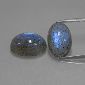  ct natürliche blauer Labradorit-Edelsteine, Oval Schliff, Lichtdurchlässig