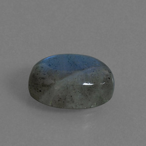 5,70 ctw natürlicher blauer Labradorit, Oval Schliff, Lichtdurchlässig