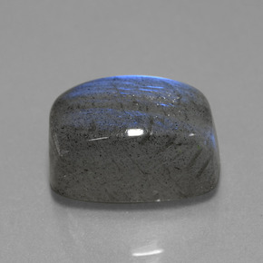 9,80 ctw natürlicher blauer Labradorit, Kissenschliff, Lichtdurchlässig