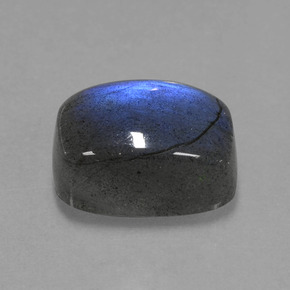 9,02 ctw natürlicher blauer Labradorit, Kissenschliff, Lichtdurchlässig