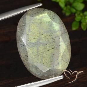 9,17 ctw natürlicher Mehrfarbig Labradorit, Oval, Lichtdurchlässig