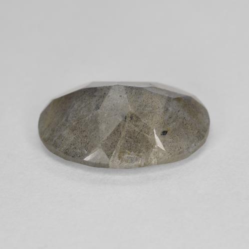 4,45 ctw natürlicher mehrfarbiger Labradorit, Oval Schliff, Lichtdurchlässig