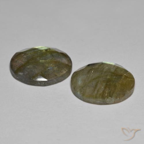 11.65 ct natürliche Mehrfarbig Labradorit-Edelsteine, Runden, Lichtdurchlässig