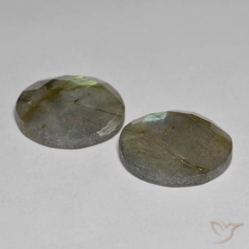 13.65 ct natürliche Mehrfarbig Labradorit-Edelsteine, Runden, Lichtdurchlässig