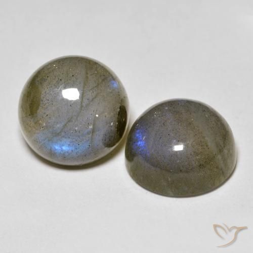 9.04 ct natürliche Mehrfarbig Labradorit-Edelsteine, Runden, Lichtdurchlässig