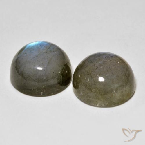 9.04 ct natürliche Mehrfarbig Labradorit-Edelsteine, Runden, Lichtdurchlässig
