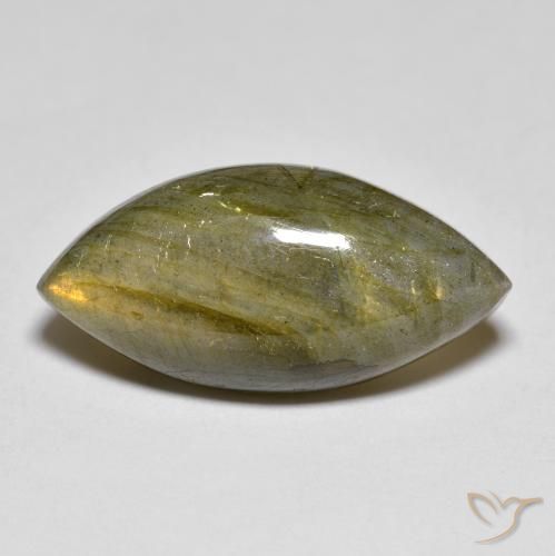 10.67ct Natürlicher Mehrfarbig Labradorit, Marquise, Lichtdurchlässig