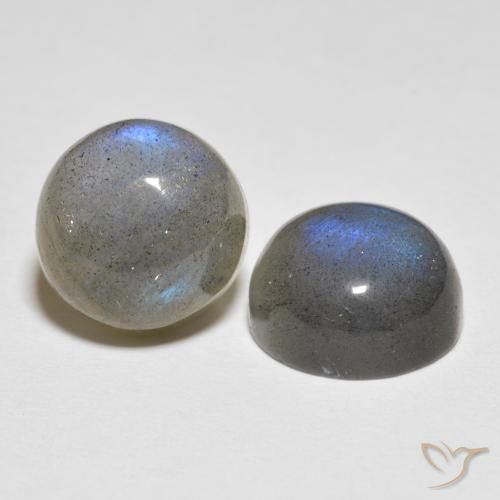 5.07 ct natürliche Mehrfarbig Labradorit-Edelsteine, Runden, Lichtdurchlässig