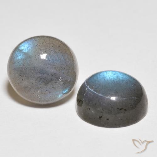 4.37 ct natürliche Mehrfarbig Labradorit-Edelsteine, Runden, Lichtdurchlässig