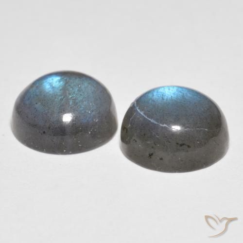 4.37 ct natürliche Mehrfarbig Labradorit-Edelsteine, Runden, Lichtdurchlässig