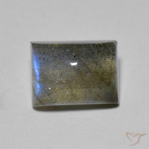 2.71ct Natürlicher Mehrfarbig Labradorit, Baguette, Transparent