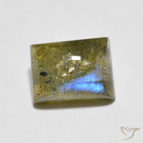 2.29ct Natürlicher Mehrfarbig Labradorit, Baguette, Transparent