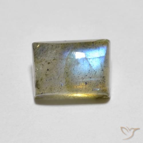 2.21ct Natürlicher Mehrfarbig Labradorit, Baguette, Transparent