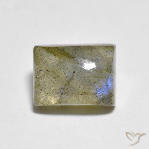 2.43ct Natürlicher Mehrfarbig Labradorit, Baguette, Transparent