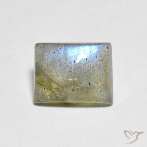1.60ct Natürlicher Mehrfarbig Labradorit, Baguette, Transparent