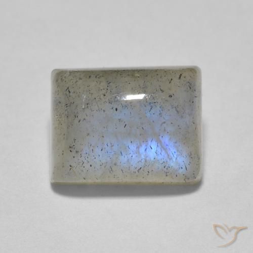 2.40ct Natürlicher Mehrfarbig Labradorit, Baguette, Lichtdurchlässig