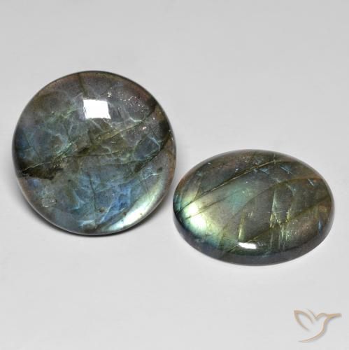 65.90 ct natürliche Mehrfarbig Labradorit-Edelsteine, Runden, Lichtdurchlässig
