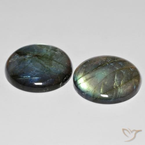 65.90 ct natürliche Mehrfarbig Labradorit-Edelsteine, Runden, Lichtdurchlässig