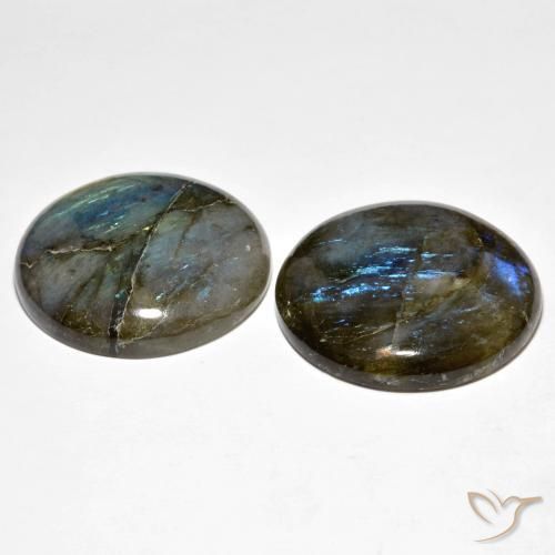67.92 ct natürliche Mehrfarbig Labradorit-Edelsteine, Runden, Lichtdurchlässig
