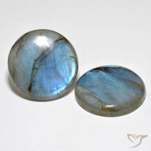 62.18 ct natürliche Mehrfarbig Labradorit-Edelsteine, Runden, Lichtdurchlässig