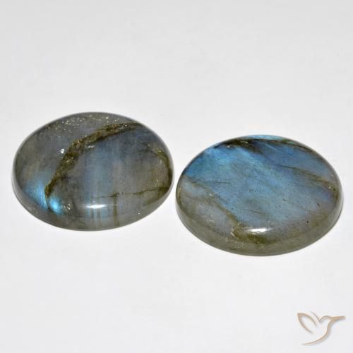 62.18 ct natürliche Mehrfarbig Labradorit-Edelsteine, Runden, Lichtdurchlässig