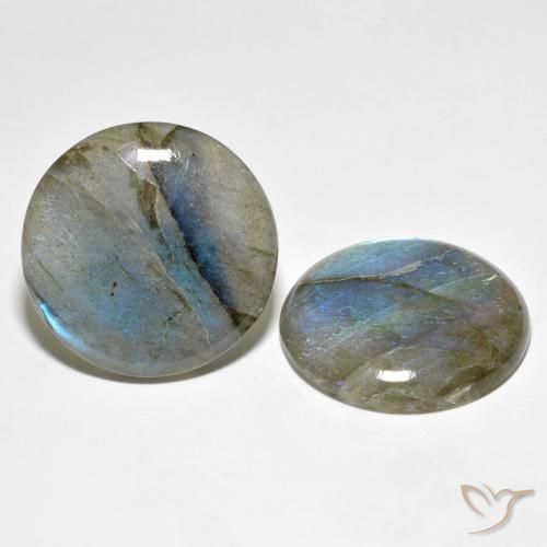 55.41 ct natürliche Mehrfarbig Labradorit-Edelsteine, Runden, Lichtdurchlässig
