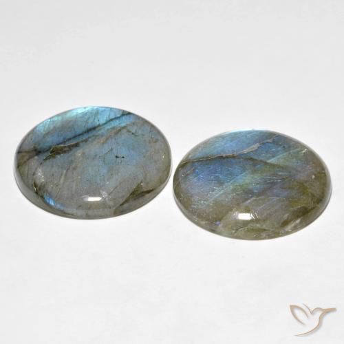 55.41 ct natürliche Mehrfarbig Labradorit-Edelsteine, Runden, Lichtdurchlässig