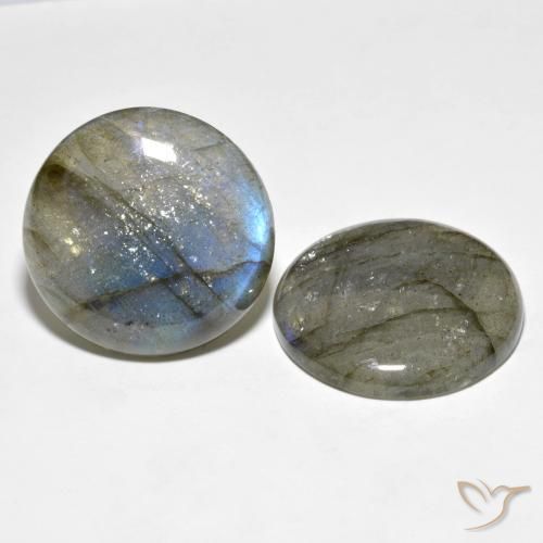 57.41 ct natürliche Mehrfarbig Labradorit-Edelsteine, Runden, Lichtdurchlässig