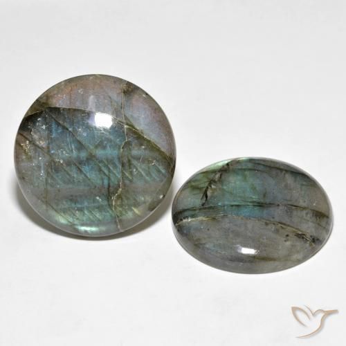 62.48 ct natürliche Mehrfarbig Labradorit-Edelsteine, Runden, Lichtdurchlässig