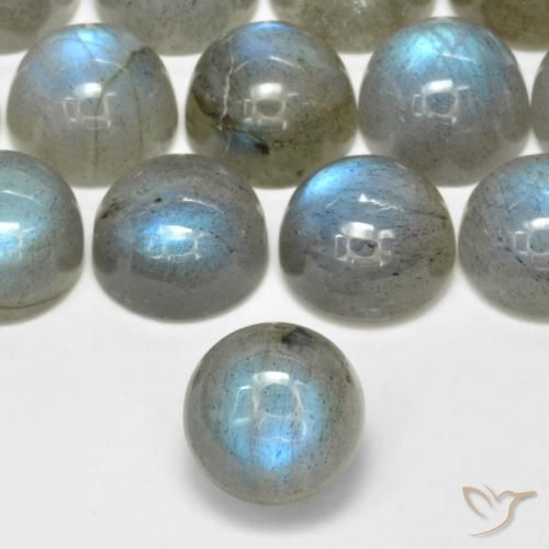 2.47ct Natürlicher Mehrfarbig Labradorit, Runden, Lichtdurchlässig