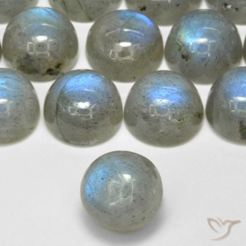 2.51ct Natürlicher Mehrfarbig Labradorit, Runden, Lichtdurchlässig