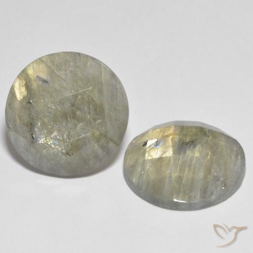 17.31 ct natürliche Mehrfarbig Labradorit-Edelsteine, Runden, Lichtdurchlässig