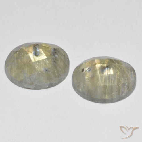 17.31 ct natürliche Mehrfarbig Labradorit-Edelsteine, Runden, Lichtdurchlässig