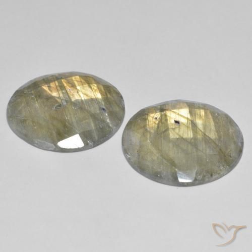 23.17 ct natürliche Mehrfarbig Labradorit-Edelsteine, Runden, Lichtundurchlässig