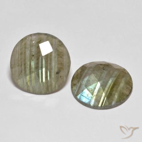 15.21 ct natürliche Mehrfarbig Labradorit-Edelsteine, Runden, Lichtdurchlässig