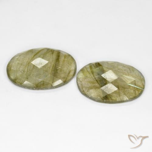 16.61 ct natürliche Mehrfarbig Labradorit-Edelsteine, Oval, Lichtdurchlässig