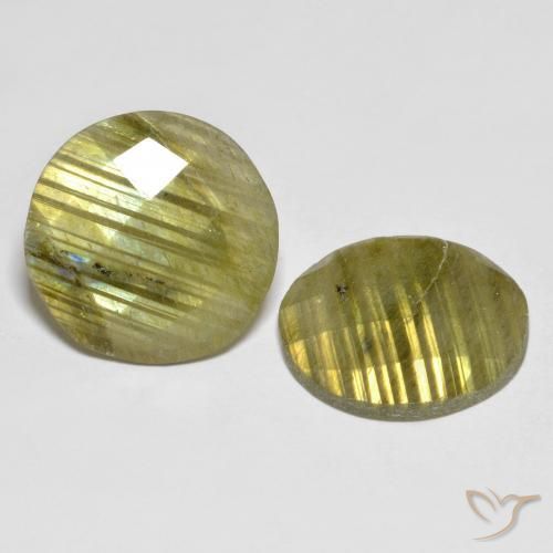 13.35 ct natürliche Mehrfarbig Labradorit-Edelsteine, Runden, Lichtdurchlässig
