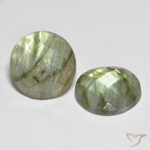 17.56 ct natürliche Mehrfarbig Labradorit-Edelsteine, Runden, Lichtdurchlässig