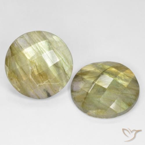 16.20 ct natürliche Mehrfarbig Labradorit-Edelsteine, Runden, Lichtdurchlässig