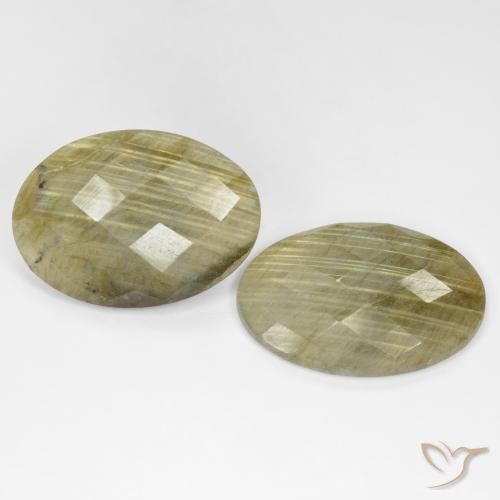 30.12 ct natürliche Mehrfarbig Labradorit-Edelsteine, Oval, Lichtdurchlässig