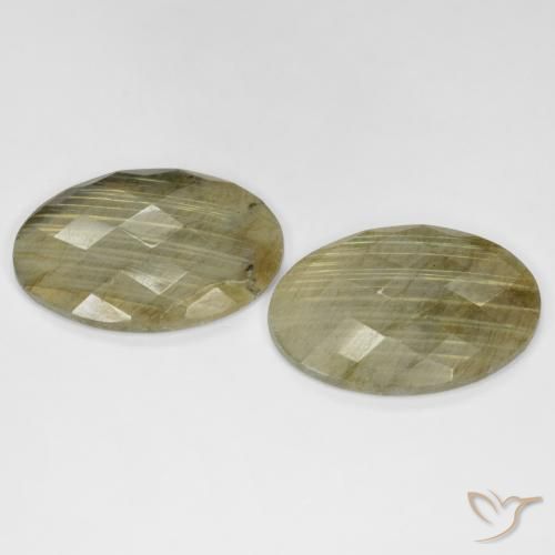 30.12 ct natürliche Mehrfarbig Labradorit-Edelsteine, Oval, Lichtdurchlässig