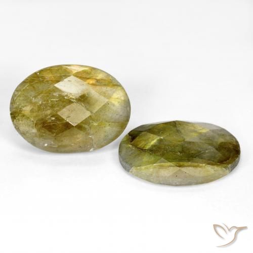 15.66 ct natürliche Mehrfarbig Labradorit-Edelsteine, Oval, Lichtdurchlässig