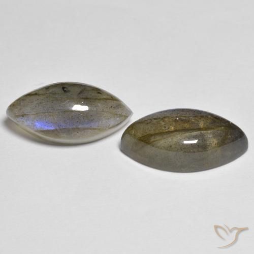 10.18 ct natürliche Mehrfarbig Labradorit-Edelsteine, Marquise, Lichtdurchlässig