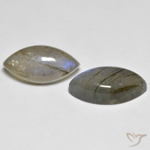 10.21 ct natürliche Mehrfarbig Labradorit-Edelsteine, Marquise, Lichtdurchlässig