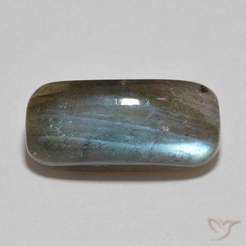 8.99ct Natürlicher Mehrfarbig Labradorit, Kissen, Lichtdurchlässig