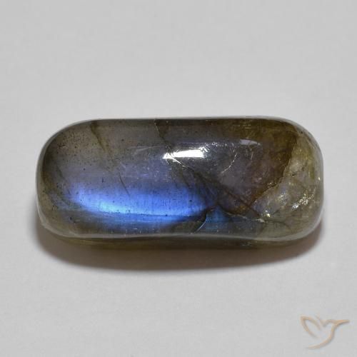 10.31ct Natürlicher Mehrfarbig Labradorit, Kissen, Lichtdurchlässig
